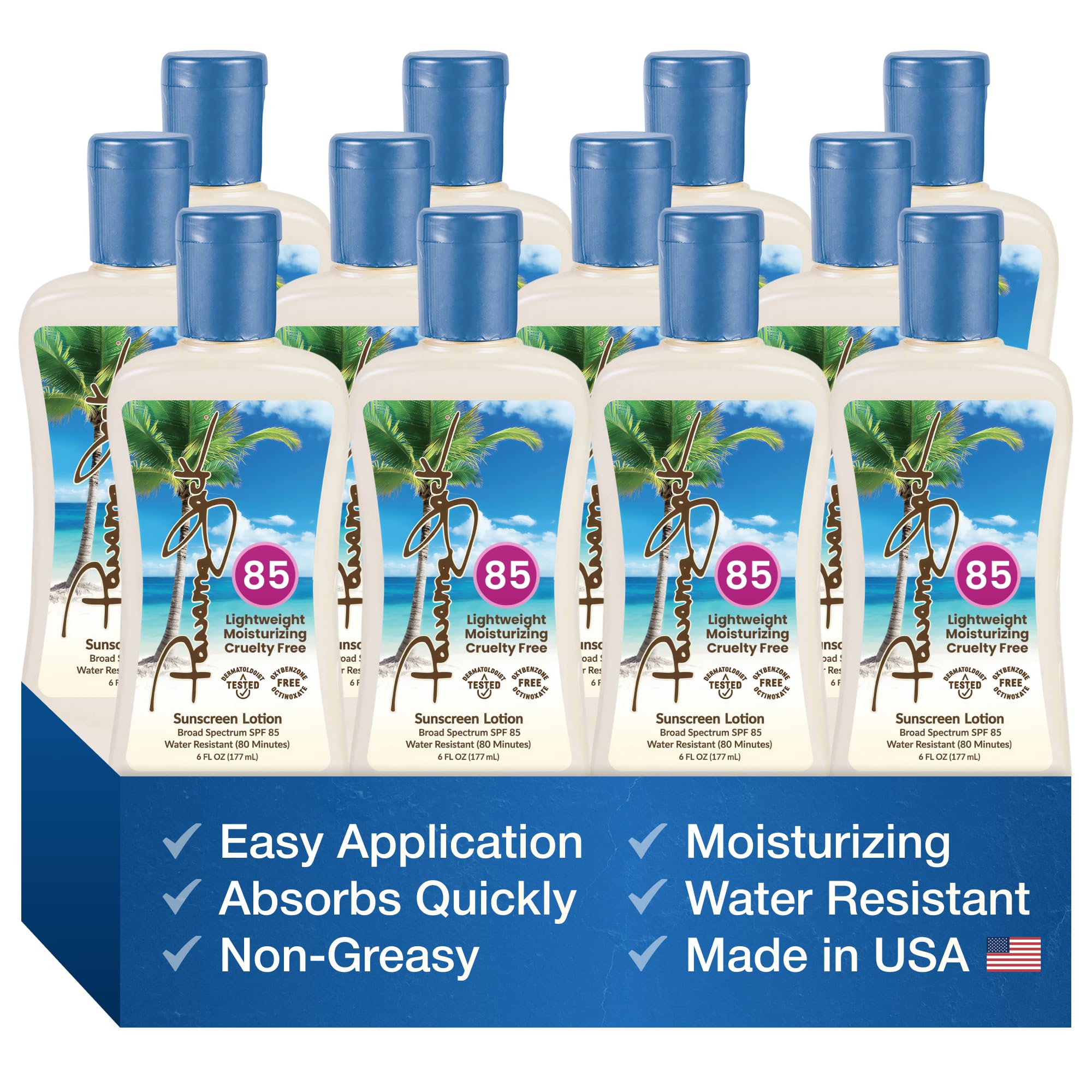 Panama Jack SPF 85 Broad Spectrum Sunscreen Lotion, 6 Fl Oz