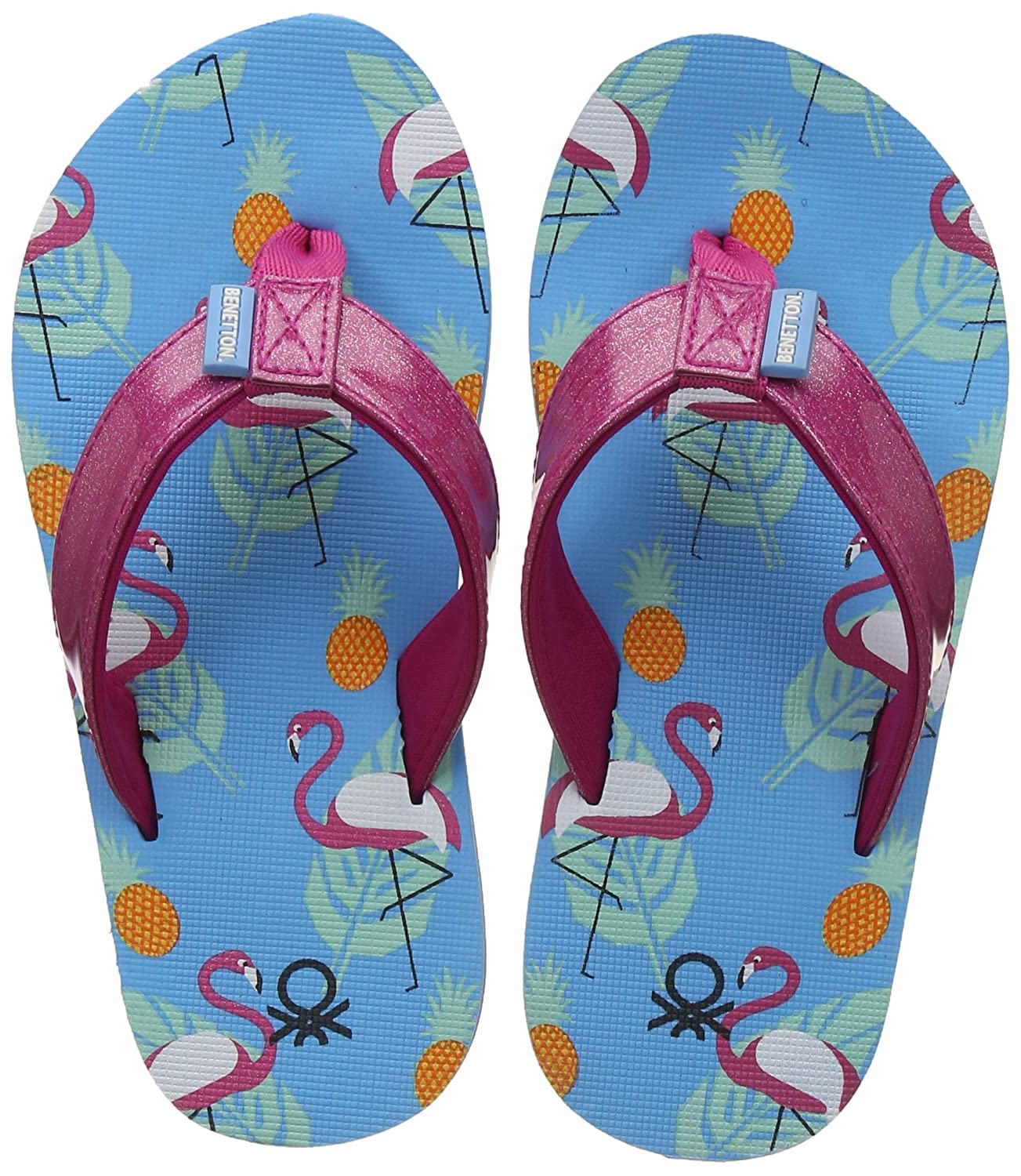United Colors of Benetton Girls Blue Flip-Flops-12 Kids UK (31 EU) (21A8CFFPG489I) (B07H9GN9JM) Amazon Price History, Amazon Price Tracker