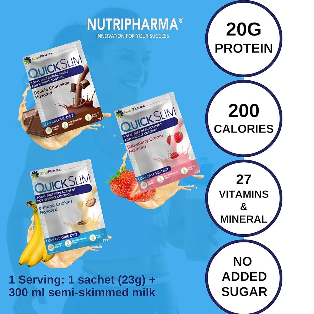 Amazon.com: Quick Slim Meal Replacement Shake for Weight
