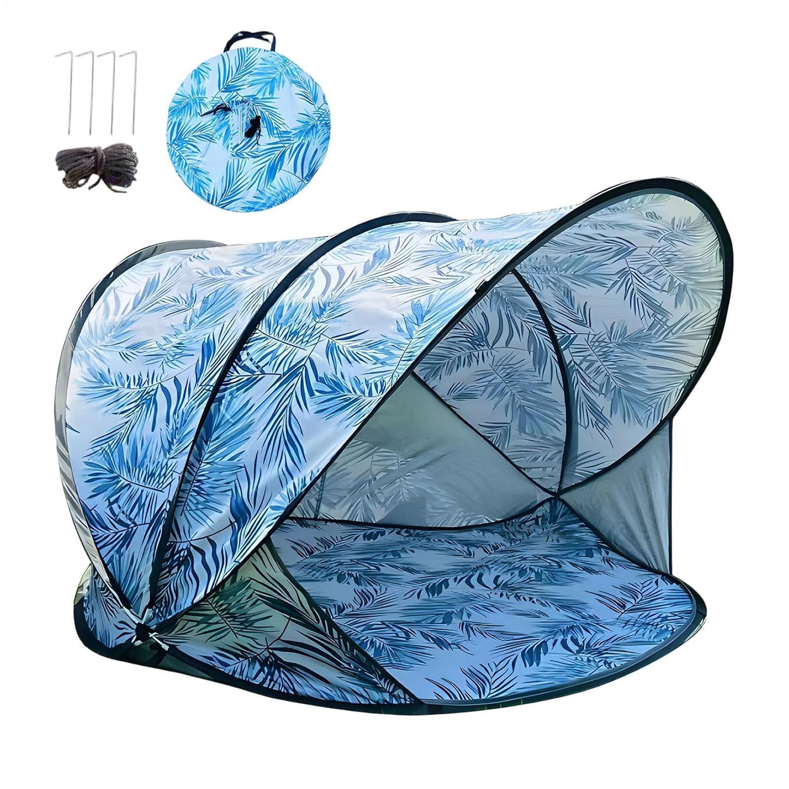 Namiot Plażowy Szybki Montaż, Duża Pojemność 130 X 130 X 100 Cm