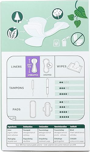 Miniatura 7 de Natracare Panty Liners, Tanga, 30Count cajas