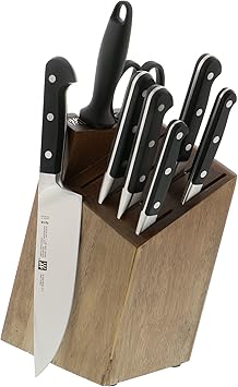 ZWILLING - Pro 9-pc Knife Block Set - Brown - Thumbnail 4