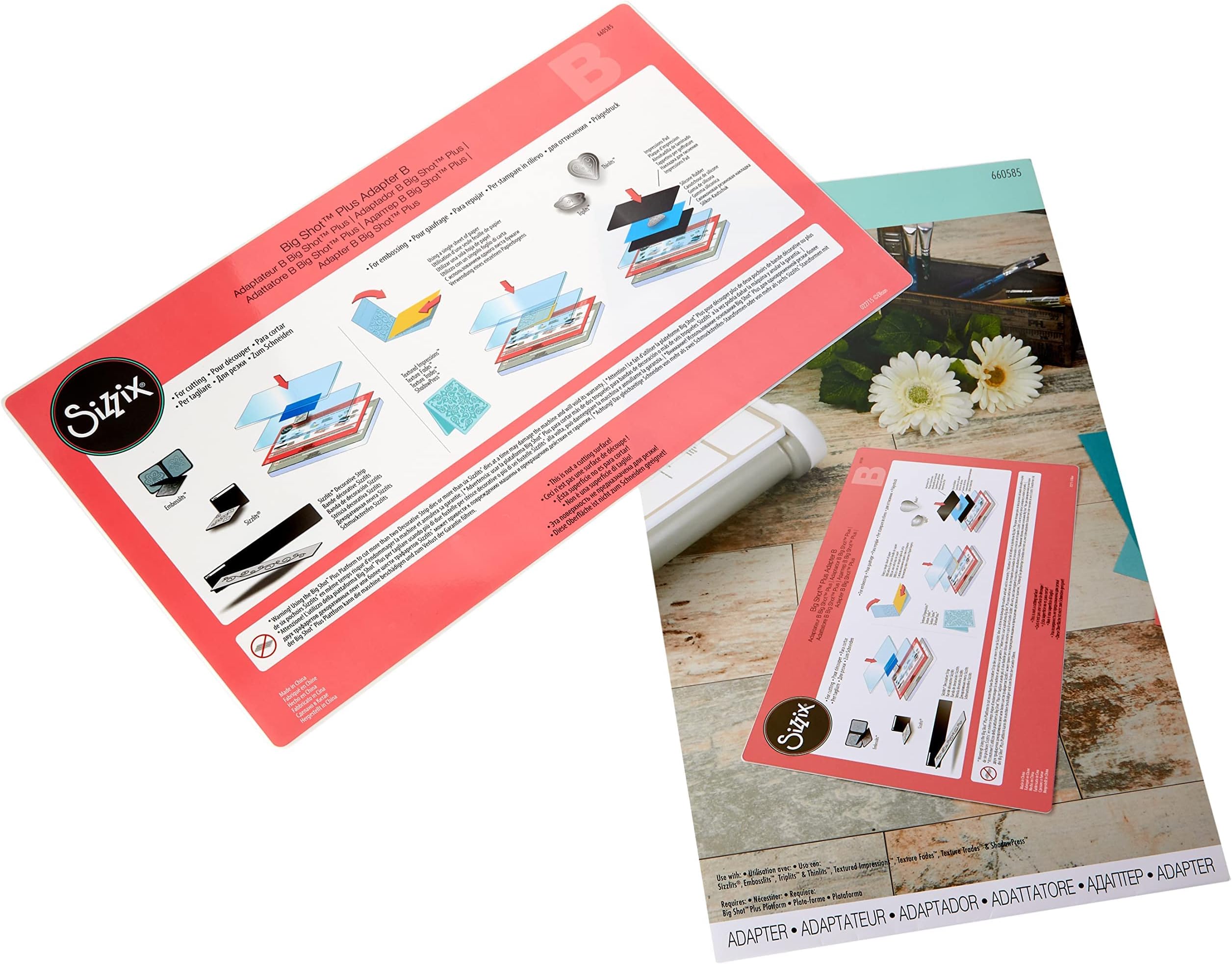 Sizzix Big Shot Plus Standard Adapter Pad B 660585, One Size, Pink