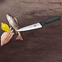 Vista 5 de Victorinox Chef's, Black Fibrox, 6 pulgadas.