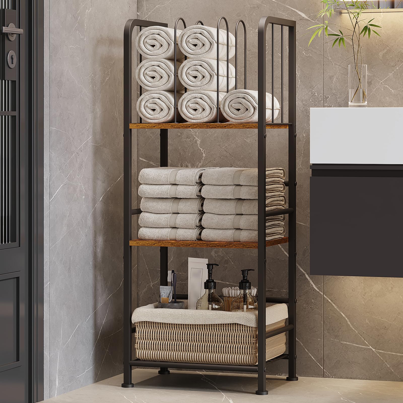 Jautokerdar Towel Rack Free Standing