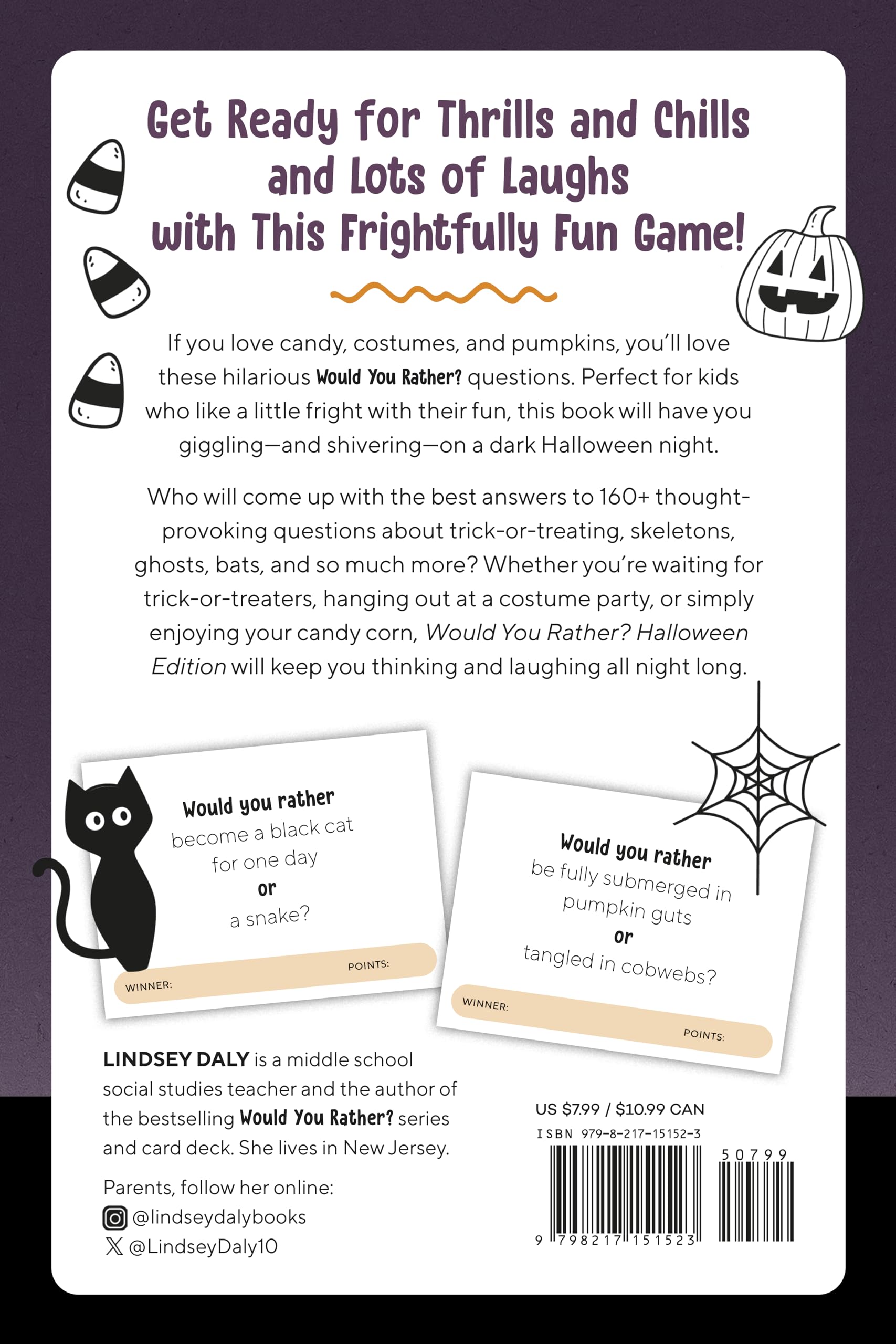 Would You Rather? Halloween Edition: Answer Spooky Questions in a Ghostly Game of Fun