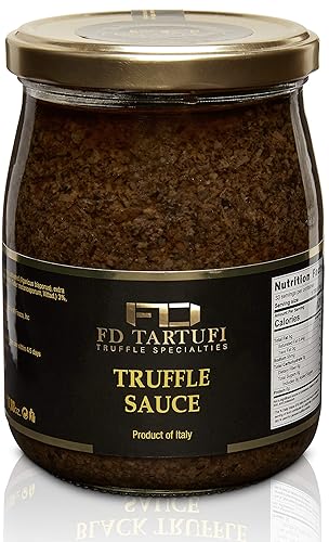 Salsa de Trufa FD TARTUFI 1764 oz 1763 oz - Tuber Aestivum Salsa de Alimentos Gourmet  Condimentos  non gmo  Fabricado en Italia  Setas  Trufas disponible en Yaxa Colombia