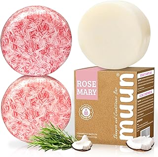 Muun Rosemary Shampoo and Conditioner Bar Set 3