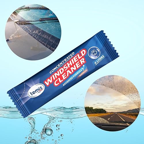 Miniatura 4 de Temis Limpiador concentrado de parabrisas  24 x 135 onzas líquidas  Fórmula siliconada ultra eficaz, limpiador de ventanas de coche, polvo líquido