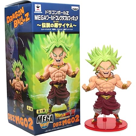 Amazon ドラゴンボールz Megaワールドコレクタブルフィギュア 伝説の超サイヤ人 Dbzmg02 ブロリー フィギュア ドール 通販