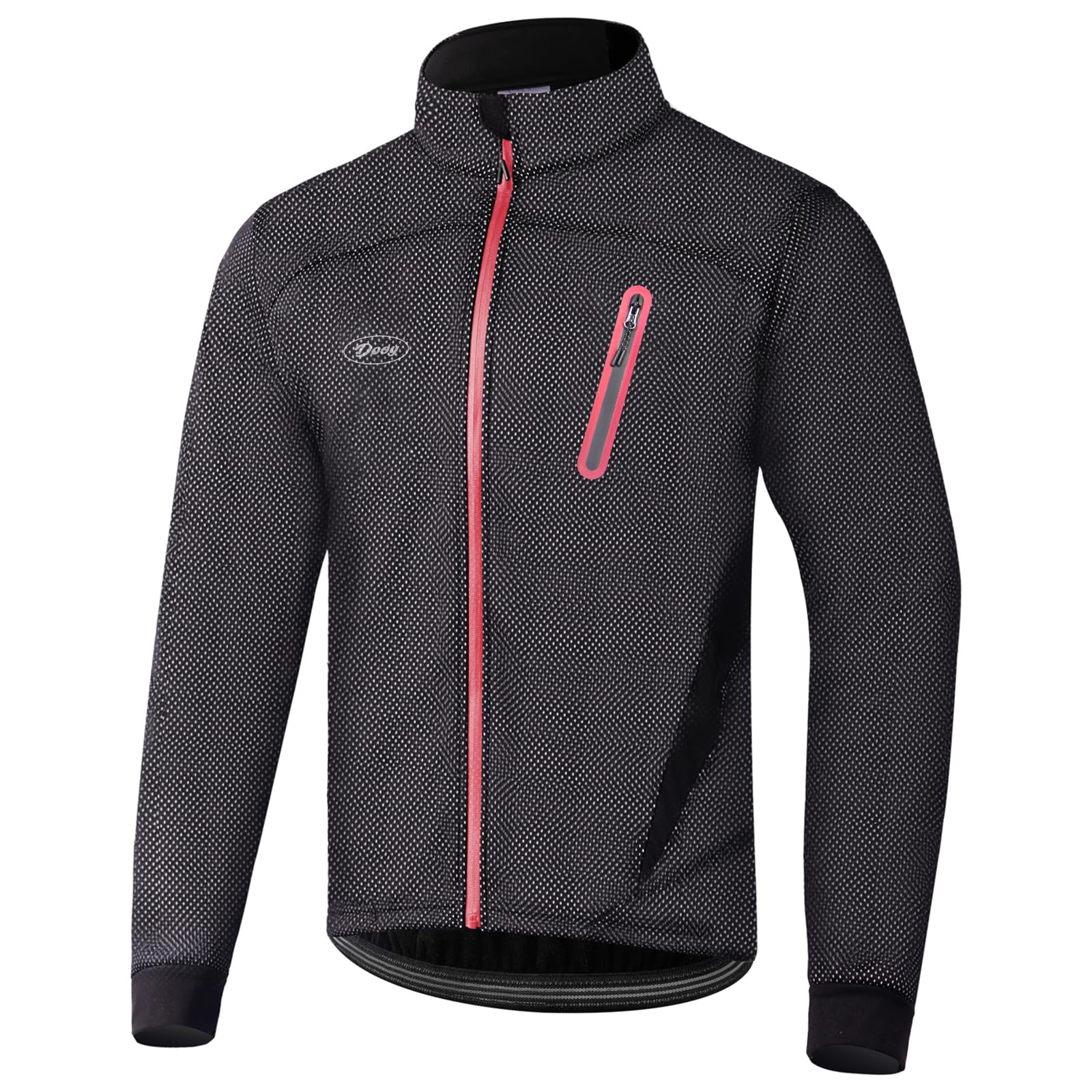 Inverno Warm UP Termico Softshell Ciclismo Giacca Antivento Impermeabile Mens Running Mountain Bike Traspirante Riflettente Cappotto
