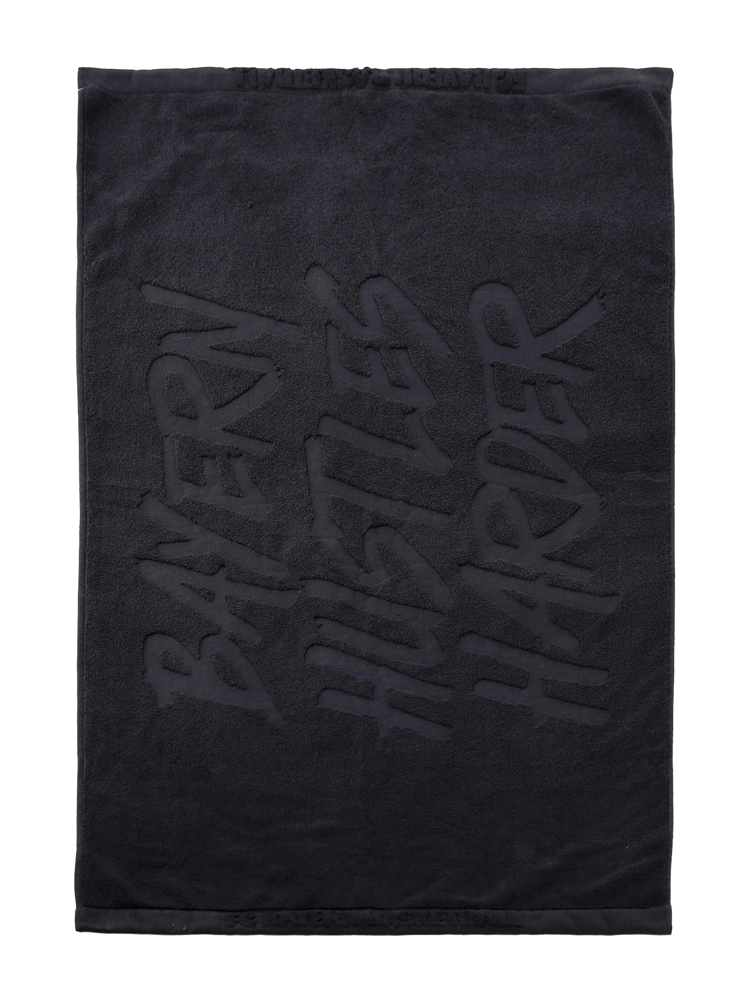 FC Bayern München Basketball I Duschtuch I Handtuch I Badetuch I Hustles Harder I Schwarz I 140x70cm