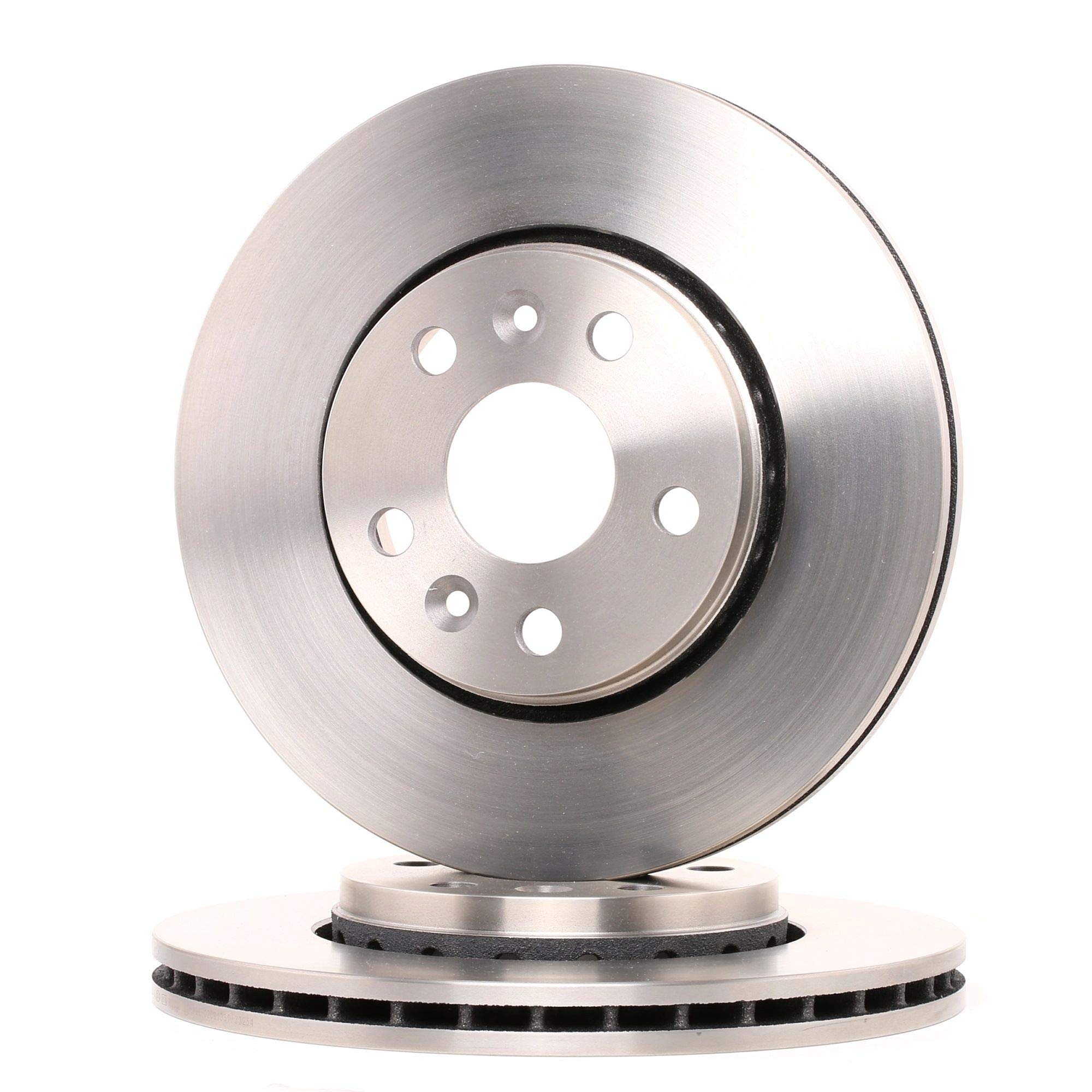 2x BOSCH Disco de freno Delantero Ø280mm Altura: 44mm Espesor: 24mm Corona de Agujeros - Ø: 107,95mm ventilado 0 986 479 555 Compatible con RENAULT KANGOO Express FW0/1 KANGOO BE BOP KW0/1