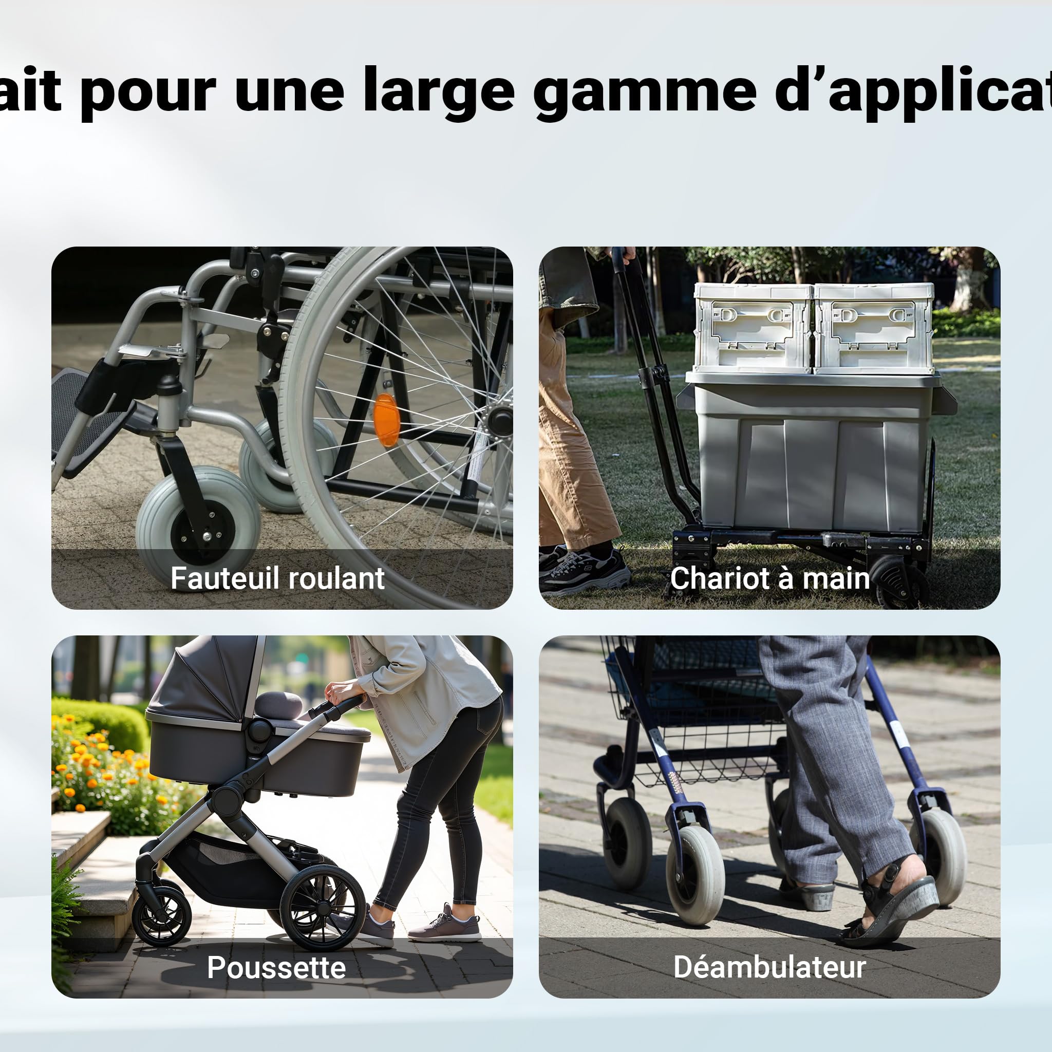 Wiltec Rampe pour Fauteuil Roulant – 1525 x 720 x 50 mm – capacité de Charge 270 kg – en Aluminium – Surface antidérapante – Rampe d'accès 2X Pliable Mobile pour Chaise Roulante, Handicapé, PMR
