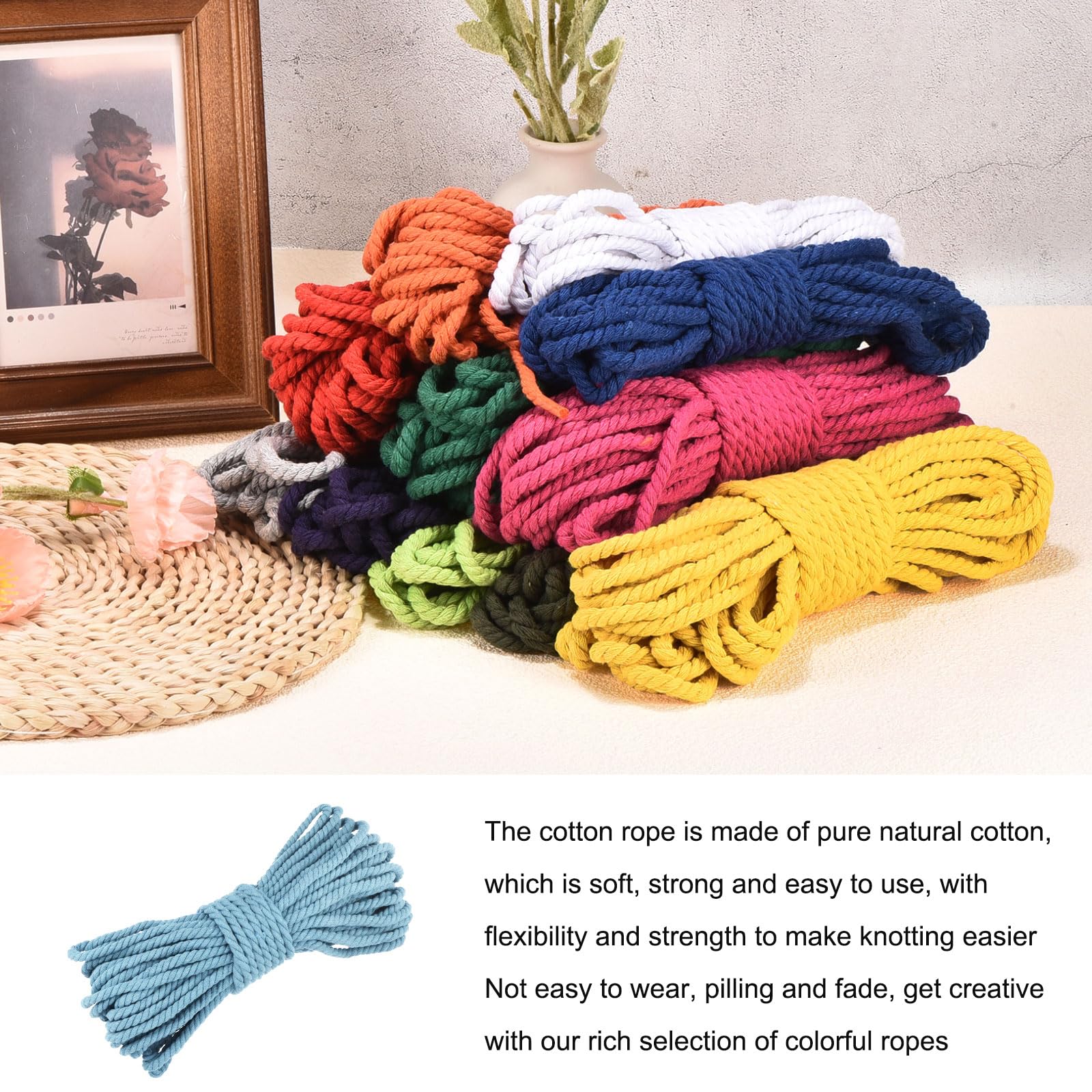 Rebower 0.5 Inch 98 Feet Macrame Cord - Image 4