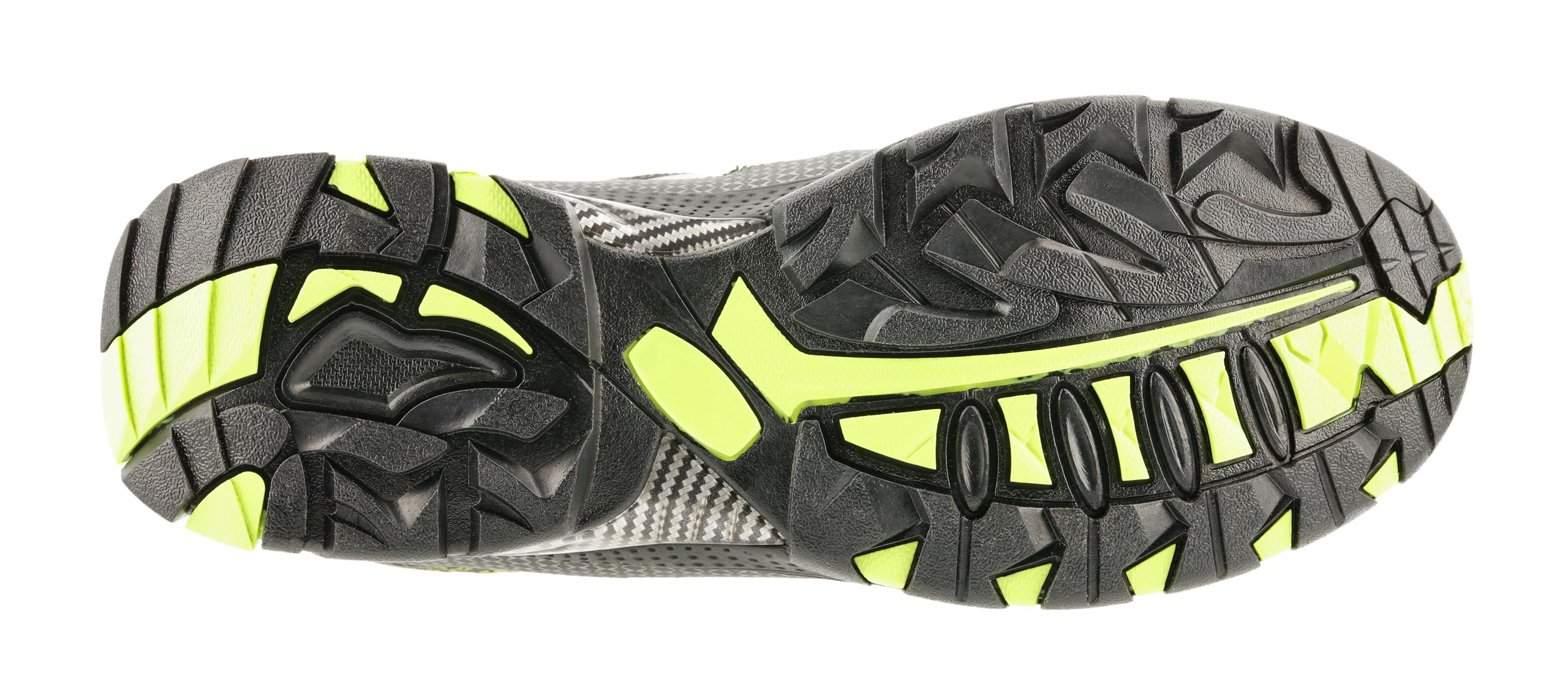 Högert Technik - PAGLAU sandały ochronne LACE System S1PS SR FO czarne/zielone 42 | buty ochronne męskie | system sznurowadeł | sandały robocze buty robocze sandały ochronne |, czarny, zielony, 42 EU