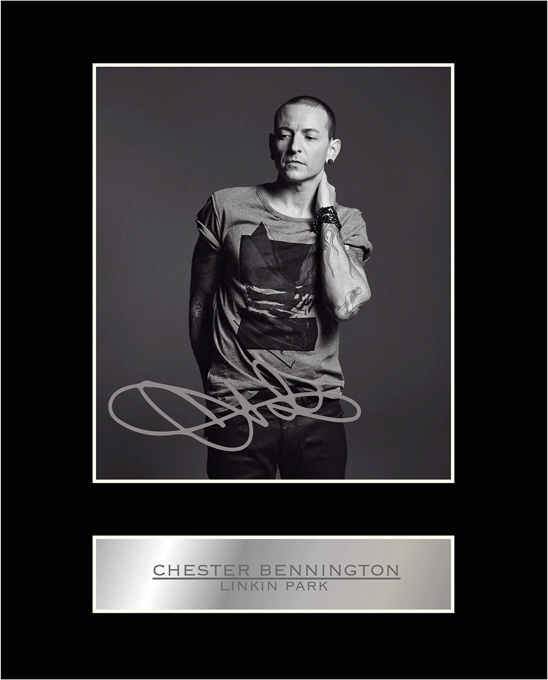 Chester Bennington Signed Mounted Photo Display Linkin Park