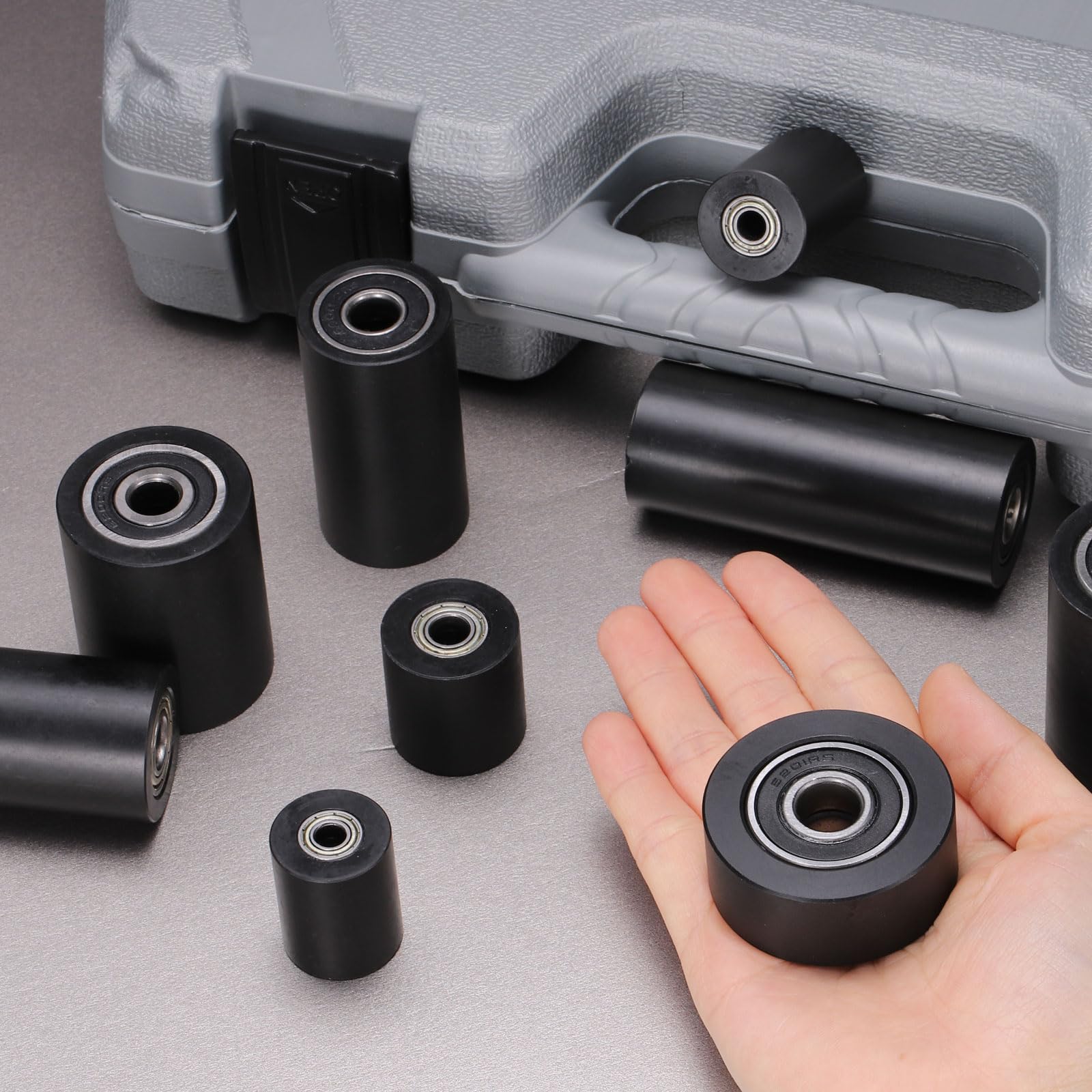 4x 608ZZ Kugellager – 8x30x10 Mm, Doppelseitig Abgeschirmt, Chromstahl, Für Motoren, Rollen & Industrie