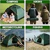 Quipuls 3-4 Person Instant Pop-up Camping Tent,2000mm Waterproof,UPF 50+ UV Protection,Dual Doors & Breathable Mesh,Lightweight with Rainfly&Carry Bag,Ideal for Family Camping,Festivals&Hiking