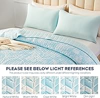 Vista 7 de YIYEA Arc-Chill Q-Max>0.5 - Juego de edredón refrescante con funda de almohada refrescante, cubrecama ligero de verano para personas que duermen