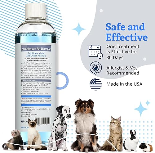 Miniatura 2 de Allertech® Champú antialérgico para mascotas Botella de 16 onzas