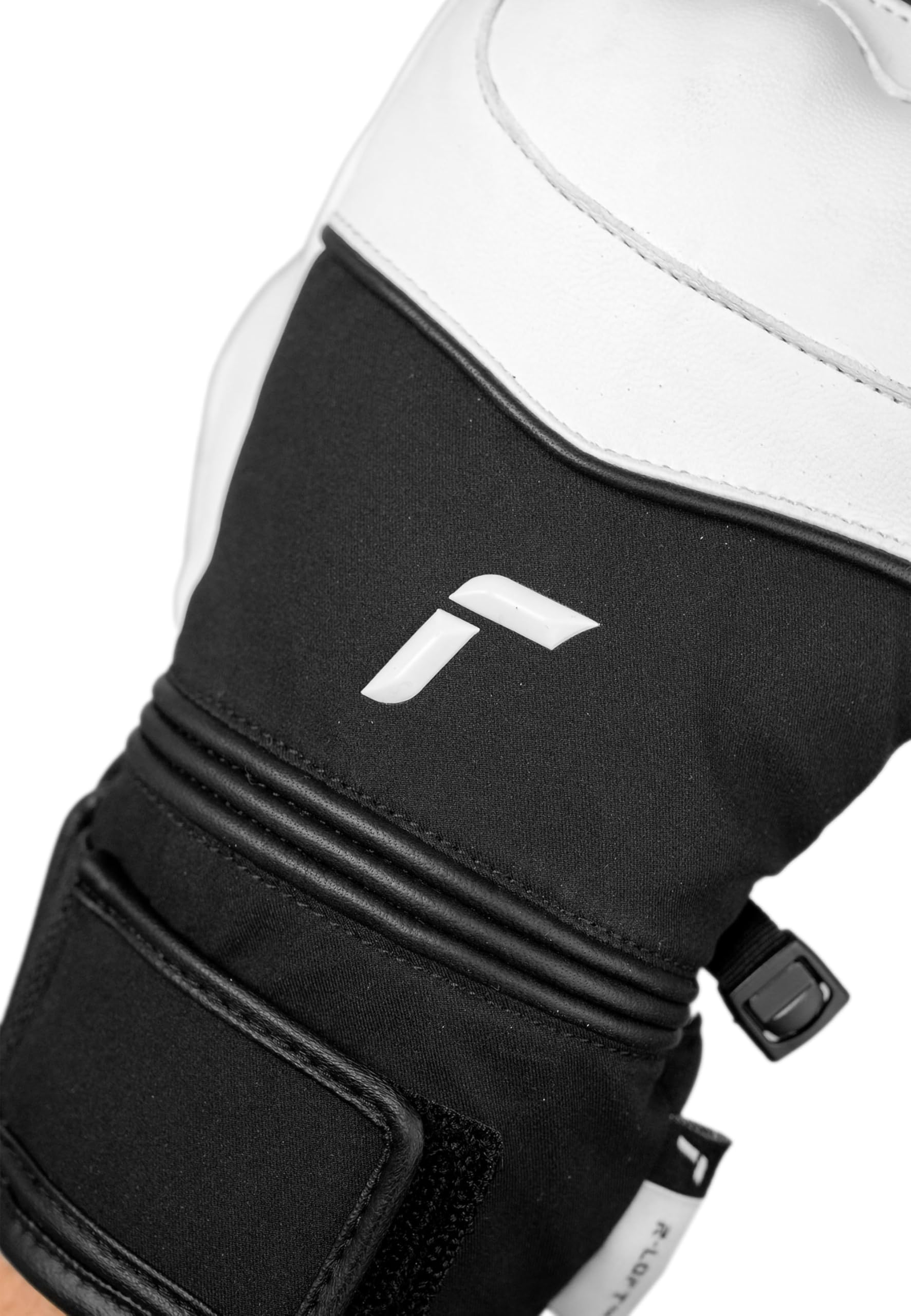 Reusch World Champ Lobster 3-Fingerhandschuhe Unisex Skihandschuhe – R-LOFT Isolation, Schafsleder, Knöchel- & Fingerpolsterung, Wasserdicht, Warm, Robust – Damen & Herren Wintersport