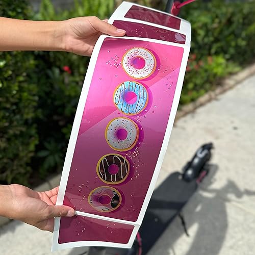 Miniatura 3 de Calcomanías de vinilo autoadhesivas de alta calidad y fundas para patinete eléctrico de adultos, personaliza y protege tu viaje con estilo (Dunats)