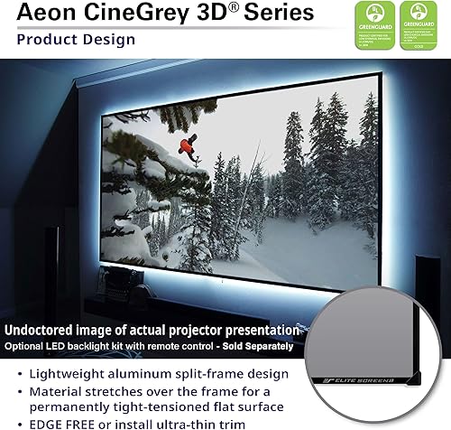 Miniatura 10 de Elite Screens - Serie Aeon Material 3D CineGrey gris