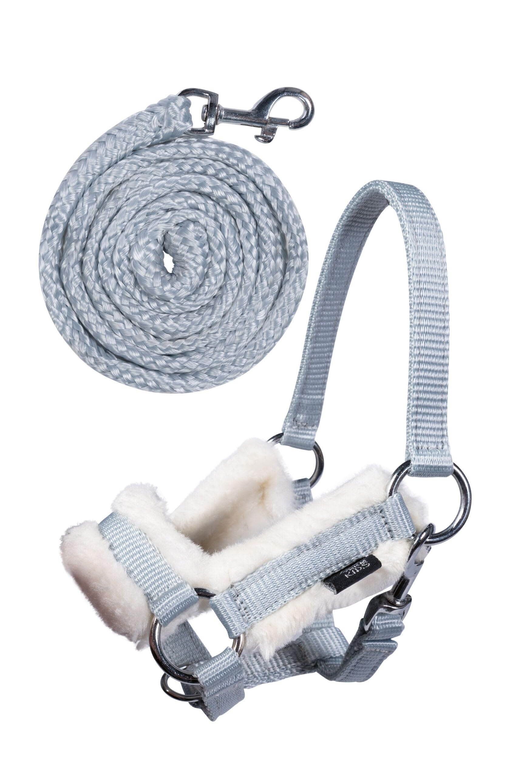 HKM SPORTS EQUIPMENT Hobby Horse Halter Set (Grey)