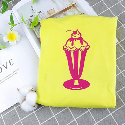 Miniatura 5 de CAREGY Vinilo de transferencia de calor Camaleón HTV de 12 x 12 pulgadas, paquete de 20 unidades de vinilo para planchar con degradado para camisetas