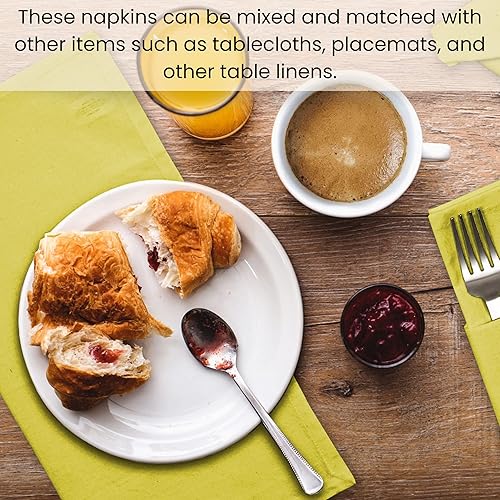 Miniatura 8 de Cotton Clinic Servilletas de Tela para Cena  Servilletas de Mesa Perfectas para Uso Diario  Suaves Durables Lavables  Ideales para Fiestas Bodas