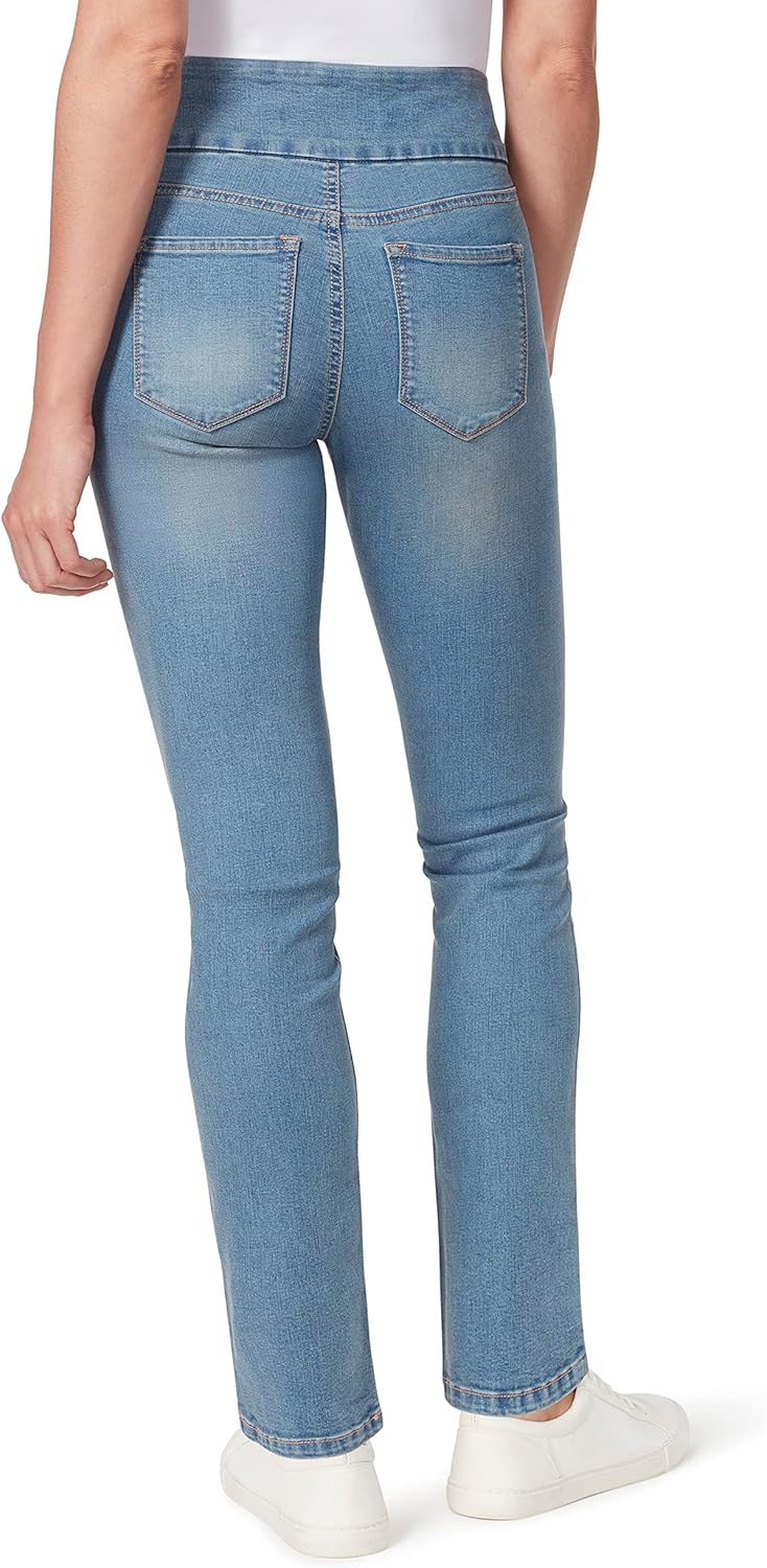Gloria Vanderbilt Women’s Amanda Pull on High Rise Jean Standard
