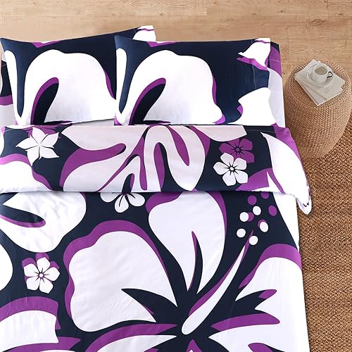 Miniatura 3 de VISI-ONE Extremely Stoked - Juego de sábanas tamaño King, 100 % algodón, con bolsillo profundo de 15 pulgadas, resistente a la decoloración,