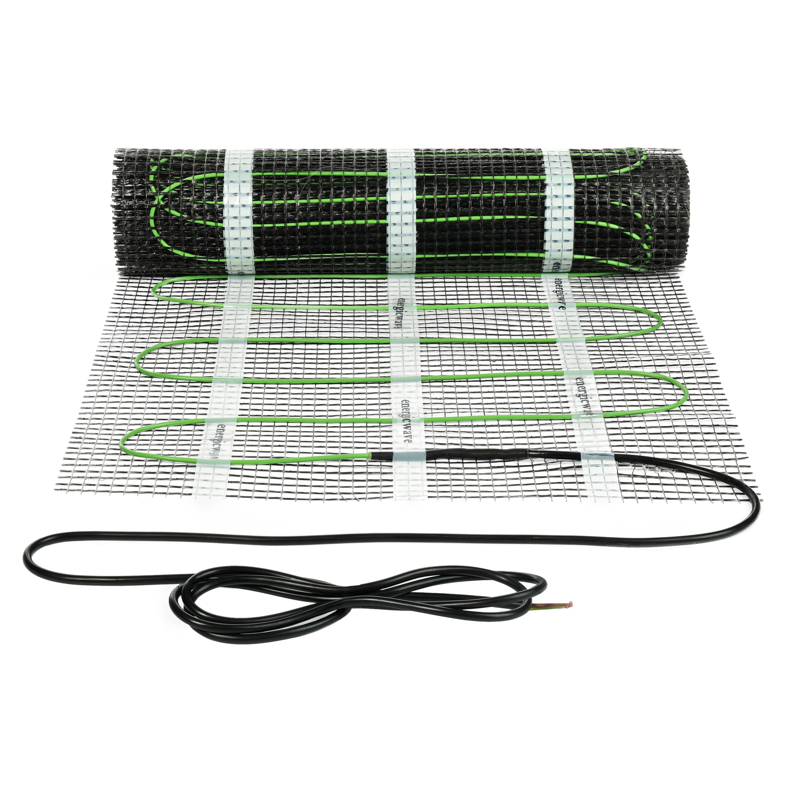 Natte Chauffante Électrique pour Chauffage au Sol 150 W/m² – 1.5 m² – Natte Chauffante pour Carrelage, Grès Cérame et Sols en Pierre