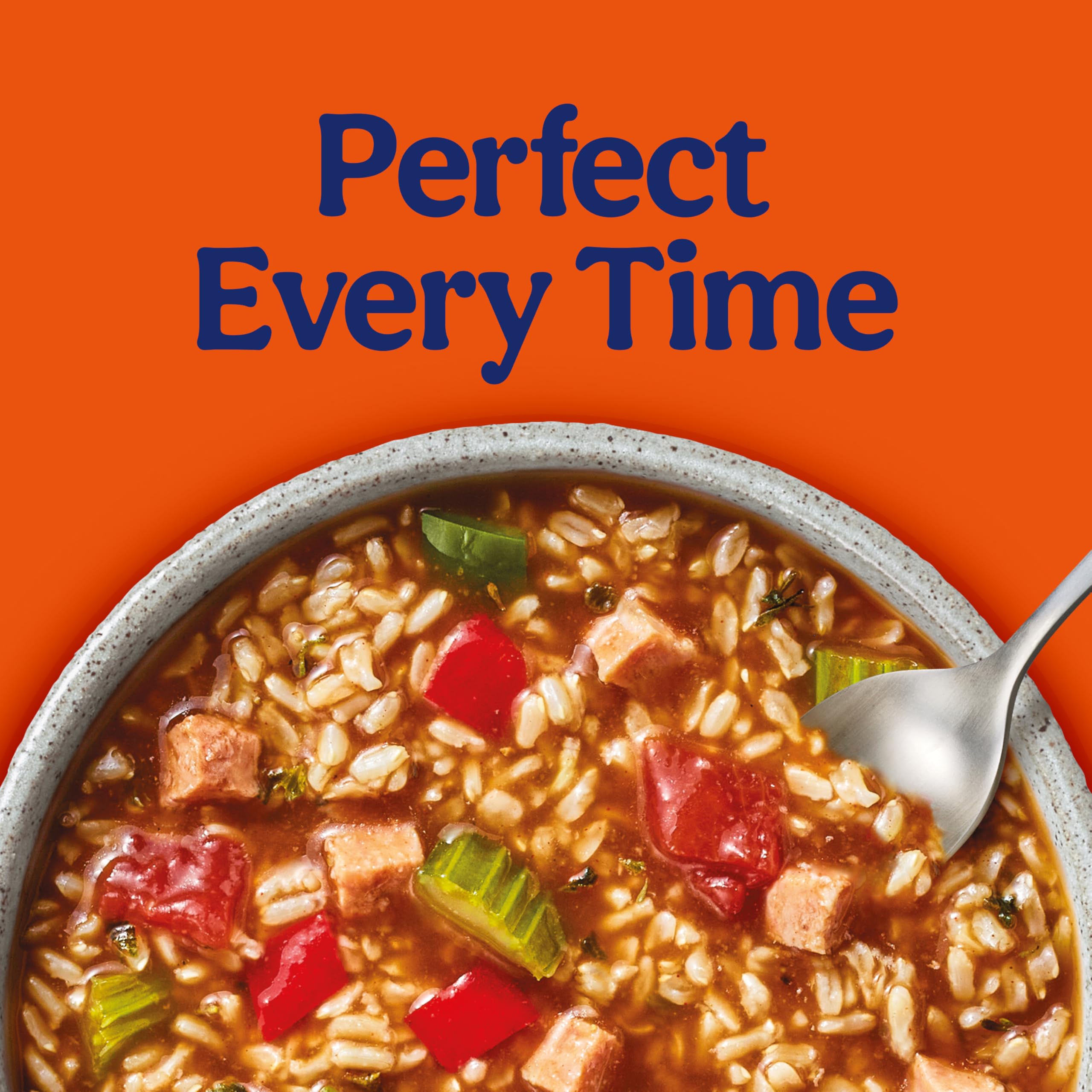BEN'S ORIGINAL Street Food Gumbo with Chicken Andouille Sausage, Prepared Entrée, Microwavable Heat-&-Eat Bowl in 90 Seconds, 9 oz​ (Pack of 6)