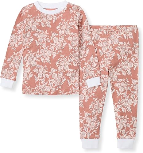 Miniatura 85 de Burt's Bees Baby Pijama para niña, 2 piezas, camiseta de manga larga y pantalones de algodón orgánico