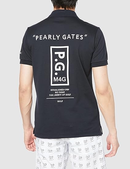 Amazon | [パーリーゲイツ] メンズ 半袖 ポロシャツ C40/2×ドライ