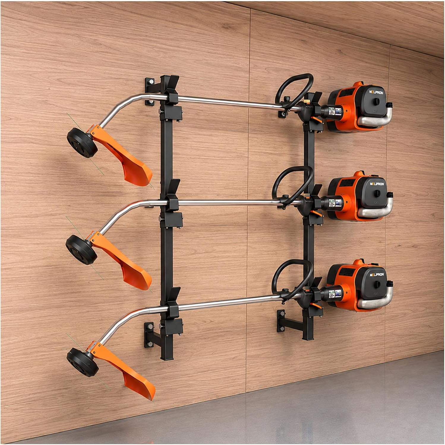 MELIPRON Weed Eater Rack for Enclosed Trailer, Trimmer Holder for Landscape