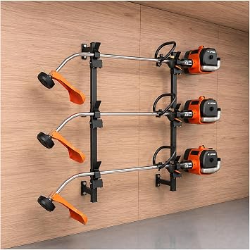 MELIPRON Weed Eater Rack for Enclosed Trailer, Trimmer Holder for Landscape
