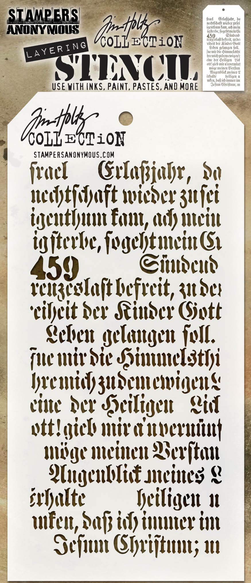 Layered Stencil Script