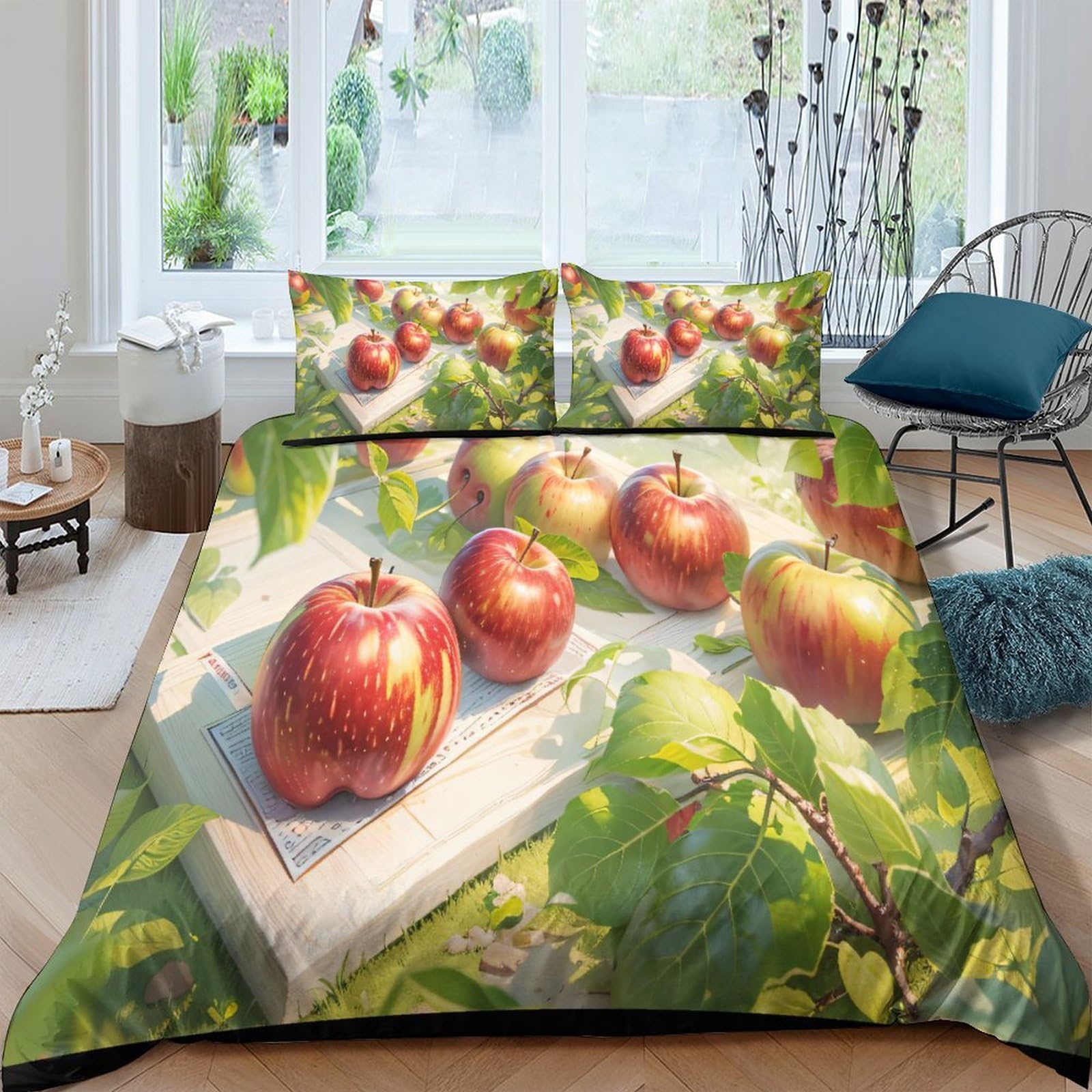 Ensemble de literie 3 pièces avec housse de couette double 200x200 de qualité supérieure