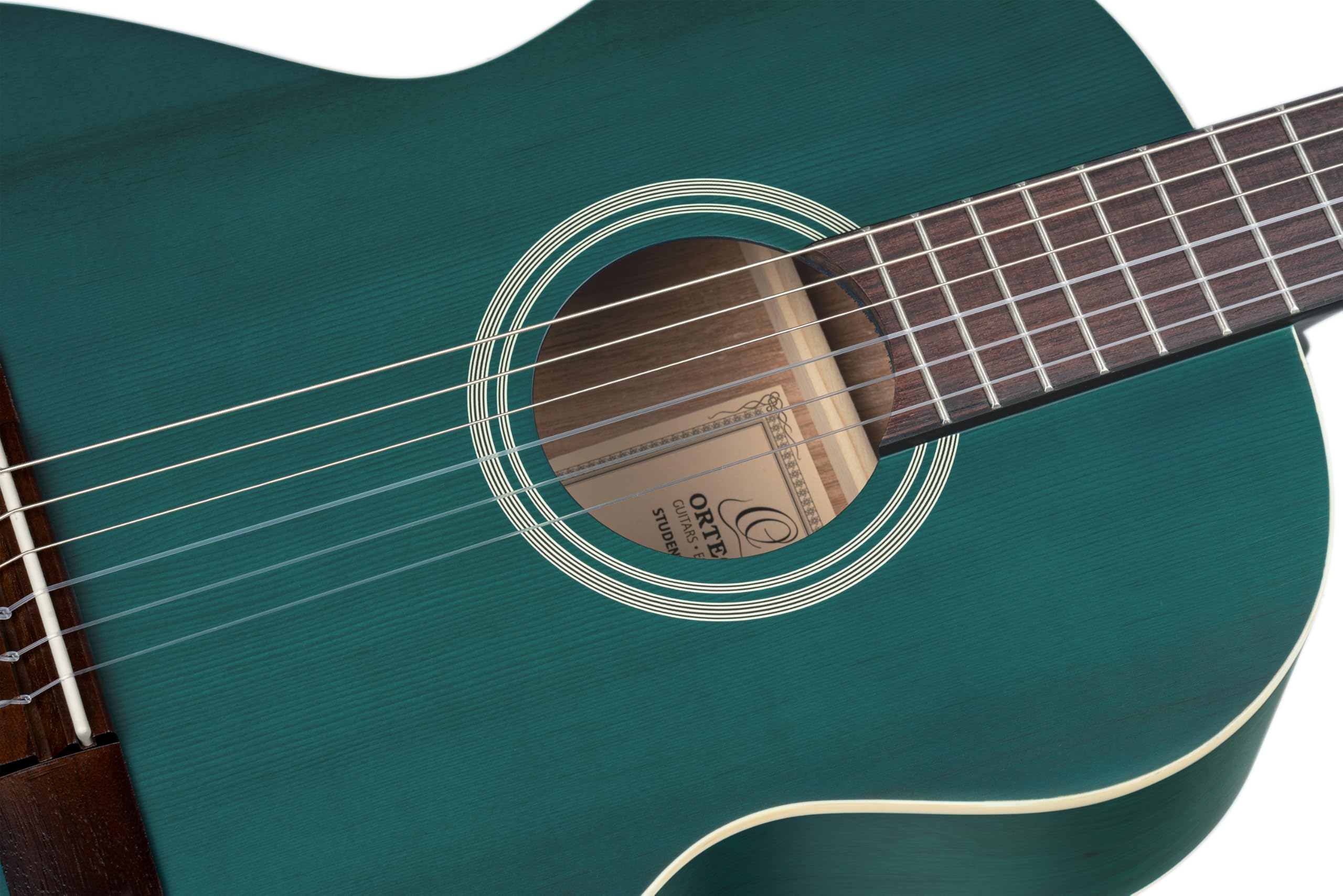 Ortega Guitars 3/4 Konzert Gitarre – Student Series – Fichte, Katalpa, Blau (RST5M-3/4OC)