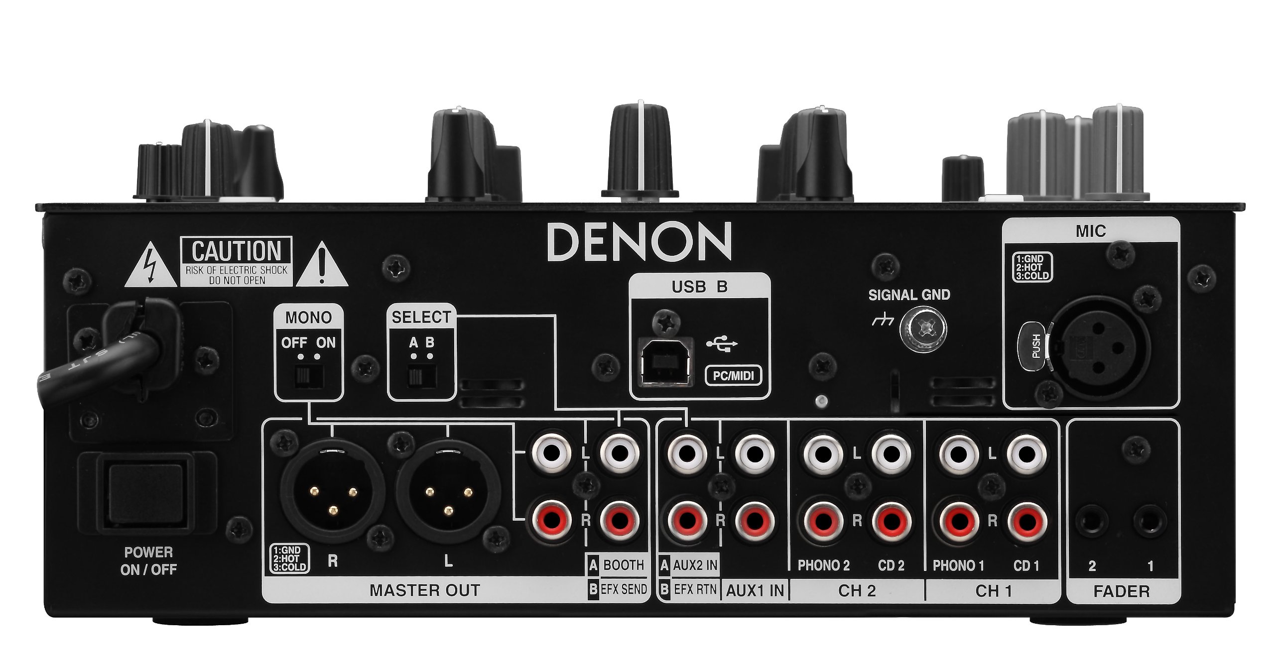 Denon DJ DN-X600 Mixer Digital USB Midi 2 Canais 8 Efeitos 110v