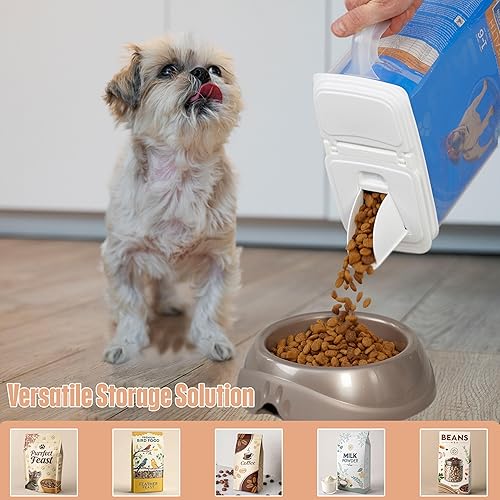 Miniatura 2 de Buddeez Contenedor de almacenamiento de alimentos para mascotas Contenedor de comida para perros y gatos y semillas de pájaros con capacidad de 8