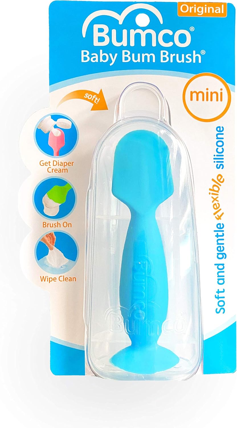 Bumco Diaper Cream Brush Mini Baby Bum Brush with Travel Case, Baby