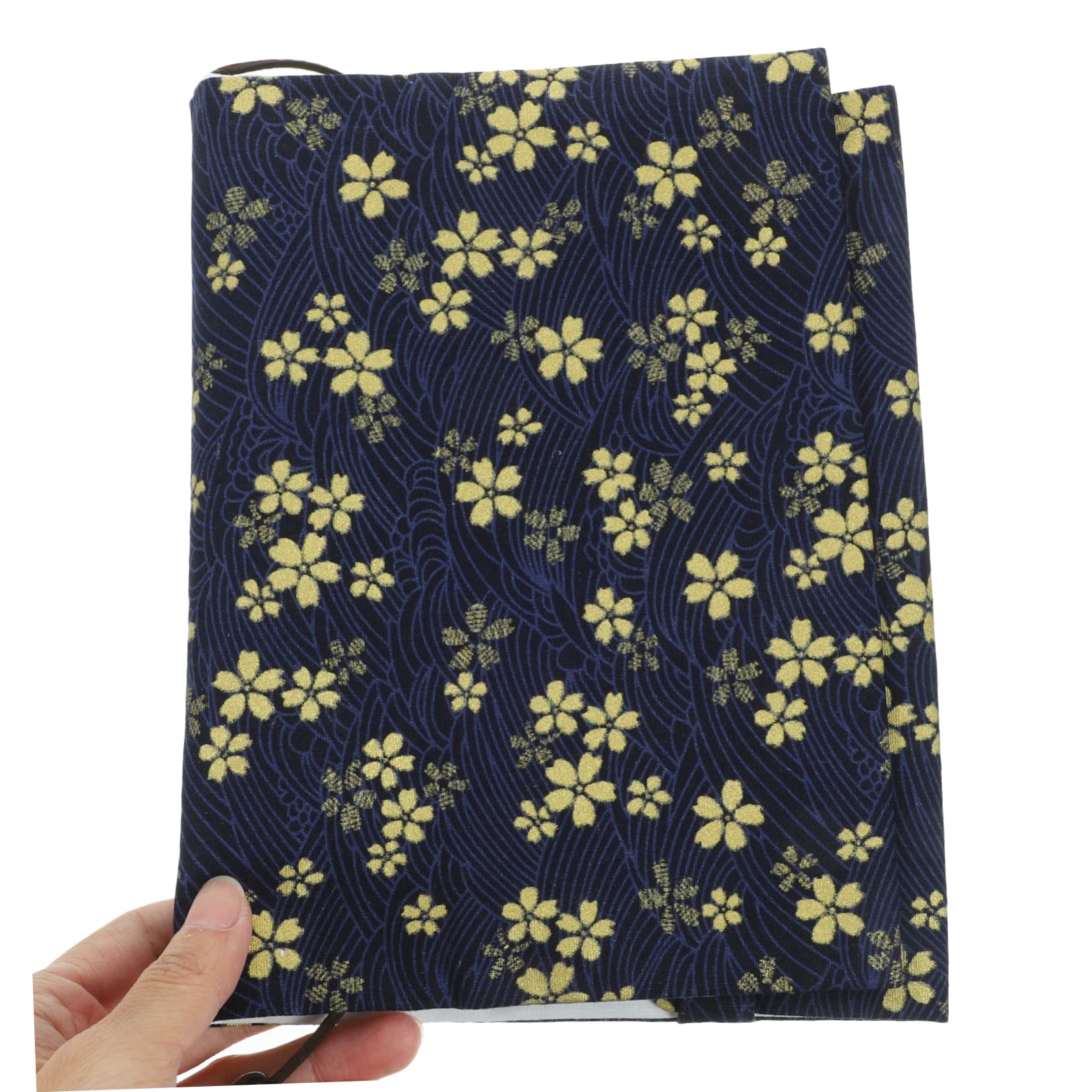 SHINEOFI 5pièces Couverture De Tissu Réutilisable Décorative Et Résistante Aux Rayures Pour Carnet Et Journaux Avec Motifs De Cerisiers Fleurs