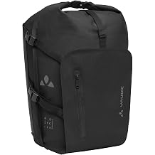 VAUDE Free Cargo Waterproof Bicycle Bag - Black - Size 24