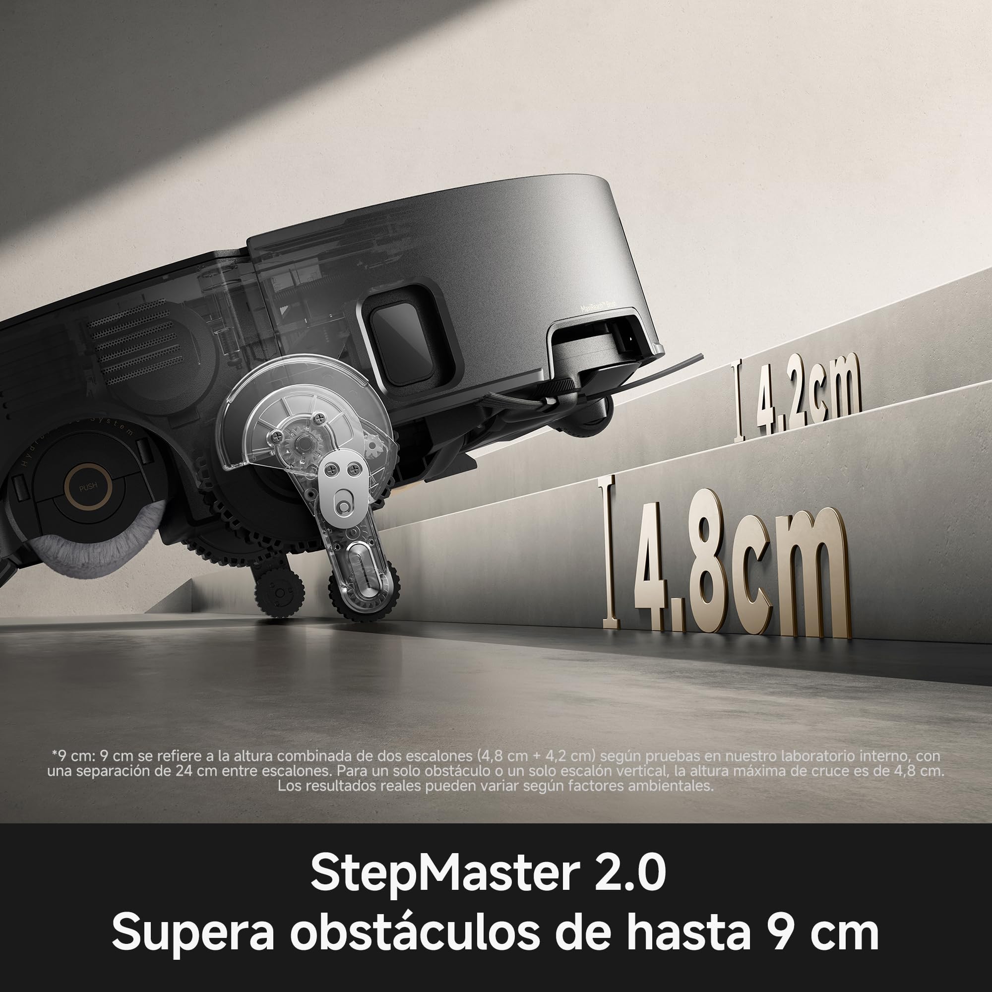 MOVA Z70 Ultra Roller Complete, Robot Aspirador, Negro