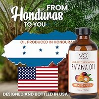 Vista 2 de Aceite de batana para el crecimiento del cabello, aceite de batana 100% crudo de Honduras, botella de vidrio, aceite para el cabello rico