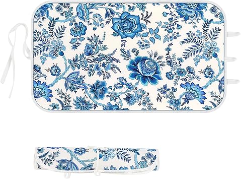 Ironing Mat Iron Anywhere Portable Ironing Pad with 3mm Padding for Steam Pressing on Tabletop or Bed - Heat Resistant, Portable, Quilting & Travel Blanket Ironing Board Alternative Cover
